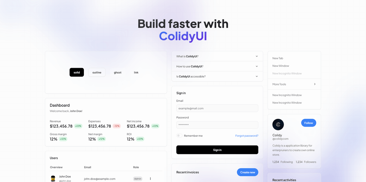 ColidyUI